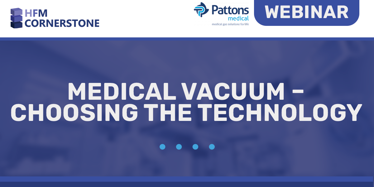 You are currently viewing Pattons Medical Webinar: Medical Vacuum – Choosing the Technology
